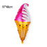 Ice cream whip blue and white Foil Balloon