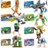 Collection of various toy building sets and figures on a white background Italian Brainrot