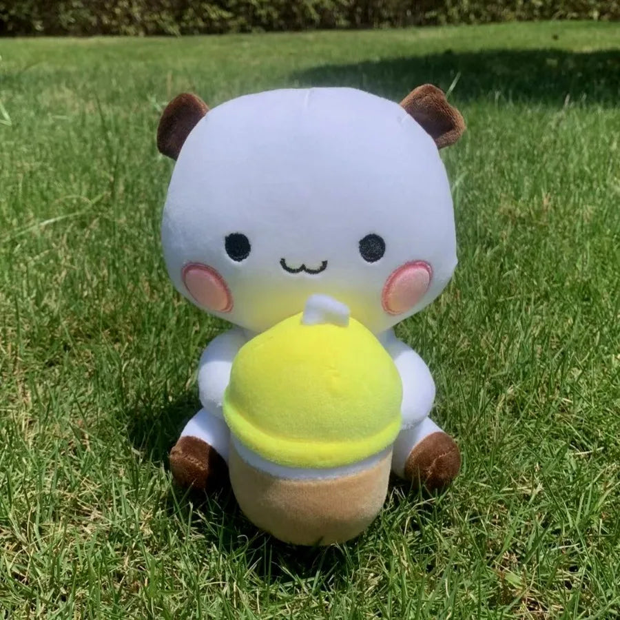 Kawaii Panda Plush toy with milkshake 