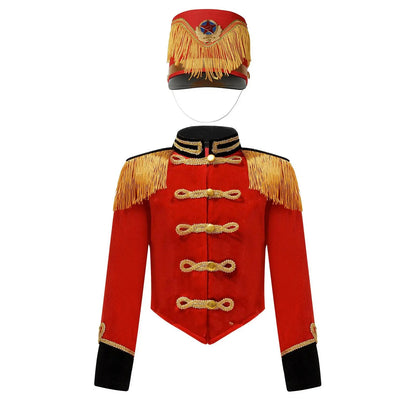 Kids Christmas Nutcracker Marching Band Fancy Dress Costume