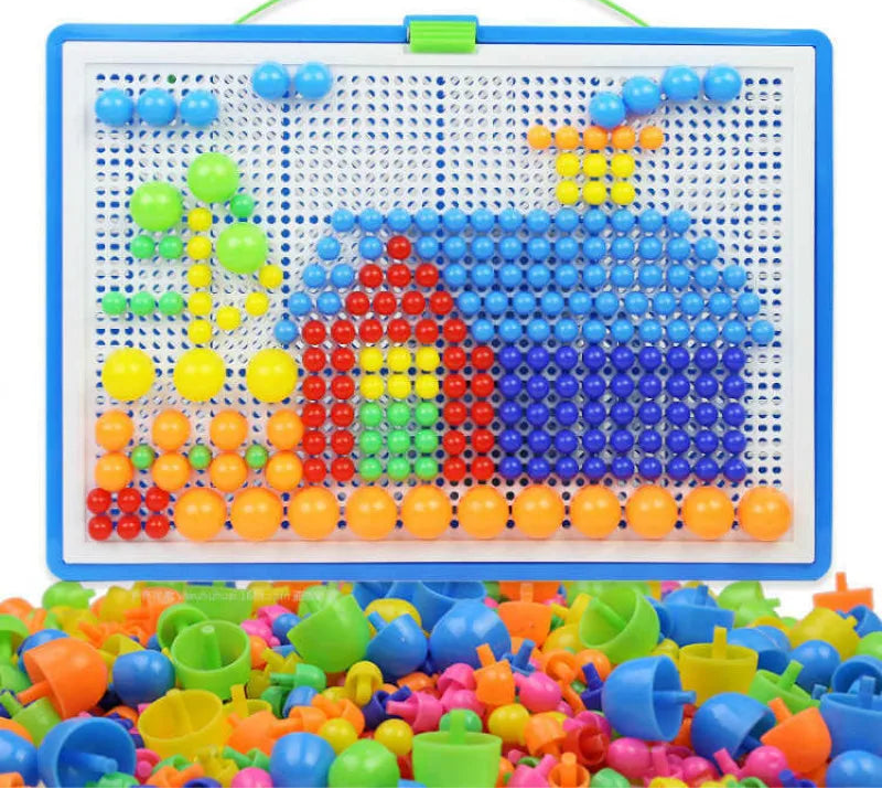 Kids educational toy peg board