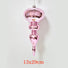 Large pink Christmas ornament 13cmx29cm