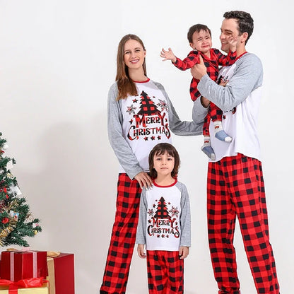 Matching Christmas Pajamas Family Mum Dad Sister Brother Dog