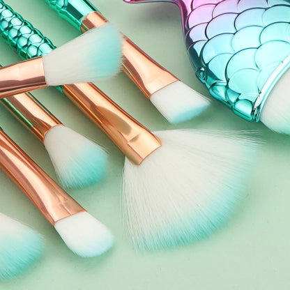 Mermaid Makeup Brush Gift Set