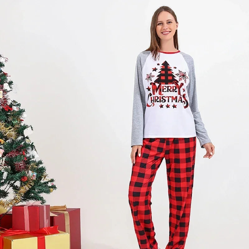 Merry Christmas Mum Wife Woman Pajamas Family pjs