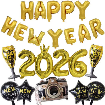 New Year 2026 party decorations