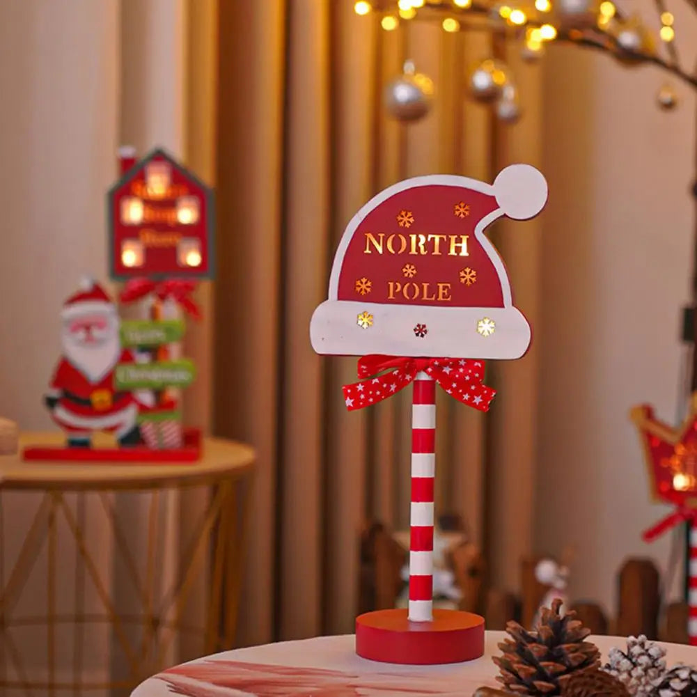 North Pole LED light Stand Hat