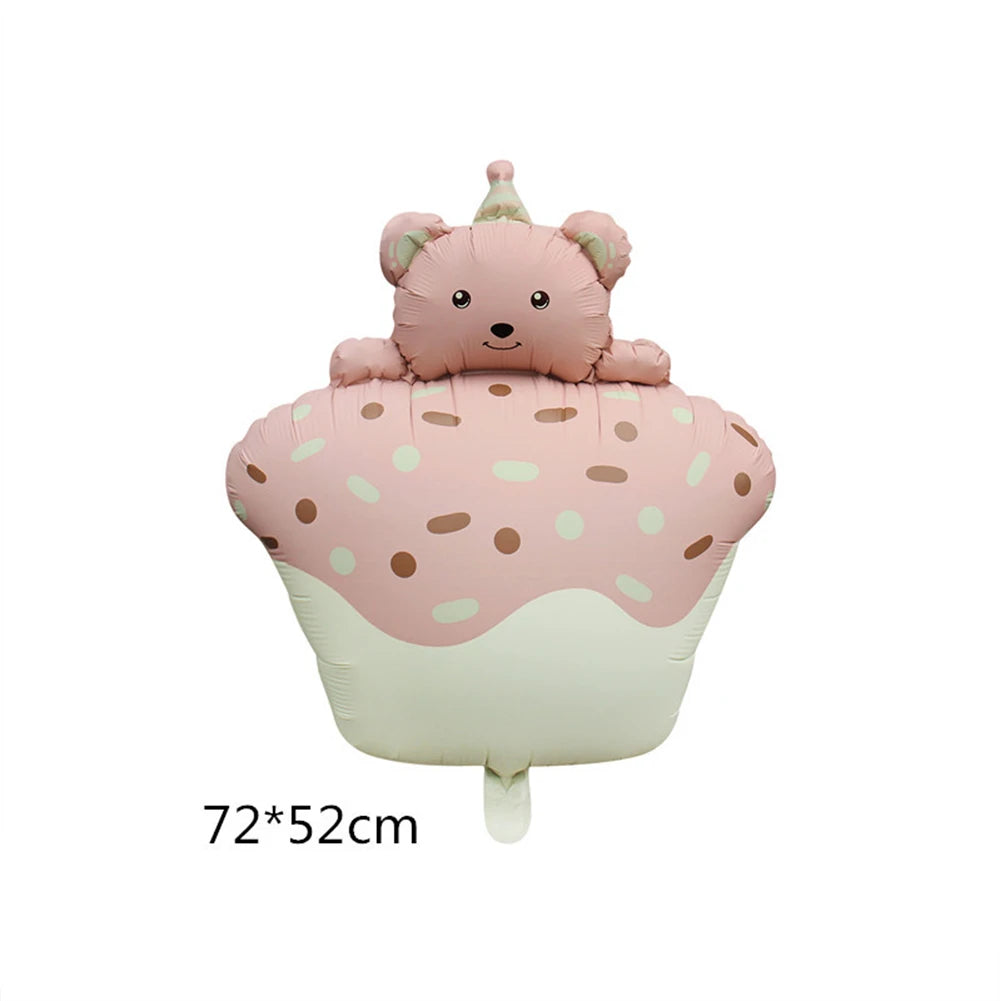 Pink Cupcake Balloon Baby shower birthday