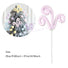 Pink and white christmas tree candy cane stems