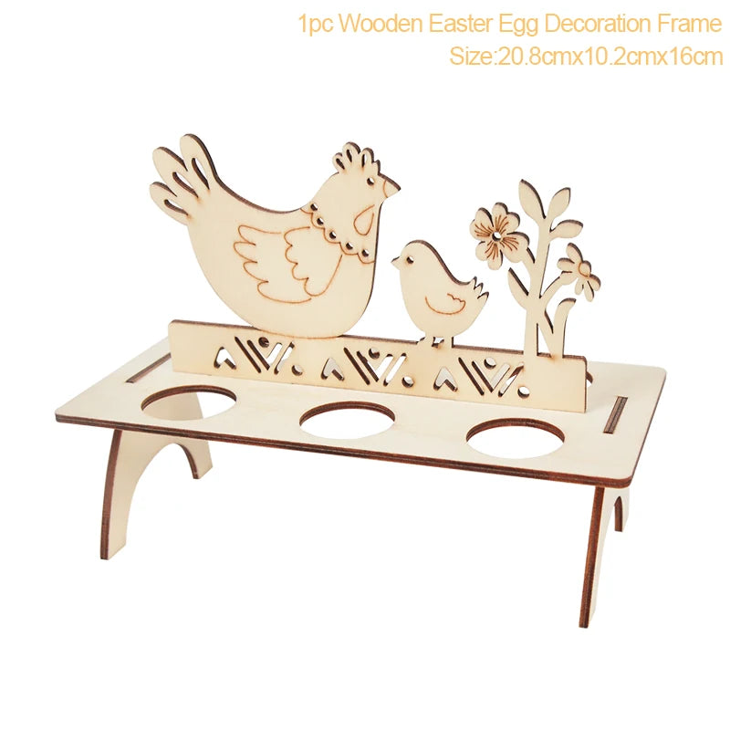 Rooster DIY Easter Egg Decoration Frame 