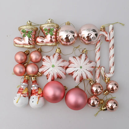 Rose Gold Christmas Decorations