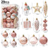 Rose Gold Christmas Tree Decorations