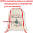 Nutcracker Ballerina Reindeer Gift Bag for Kids