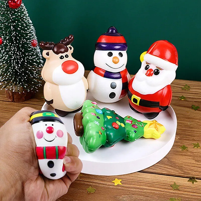 Christmas Stress Relieving Squishy Toy Party Favor