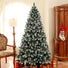 7ft Artificial Pine Christmas Tree with Pinecones