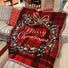 Vintage Style Christmas Throw Blankets