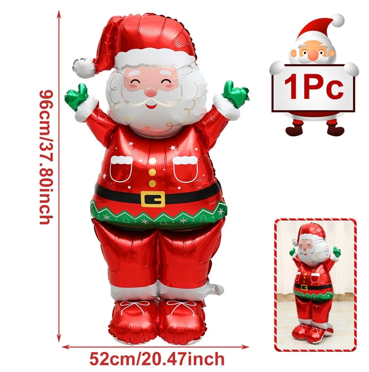 Large Christmas Standing Foil Balloons