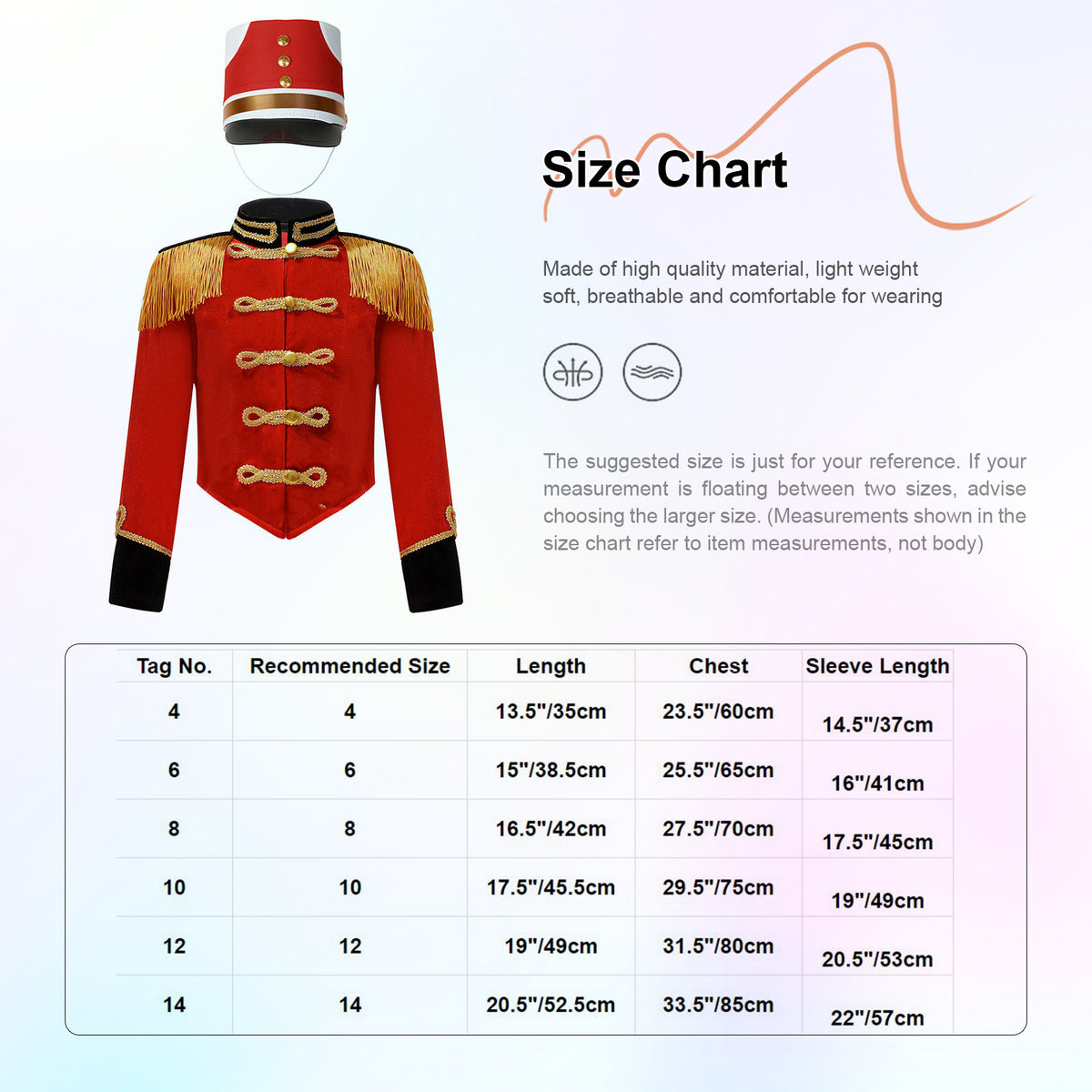 Boys / Girls Nutcracker Marching Band Costume