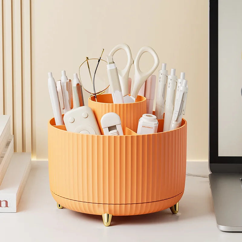 360 Rotating Makeup Desktop Cosmetic Storage Box Organizer