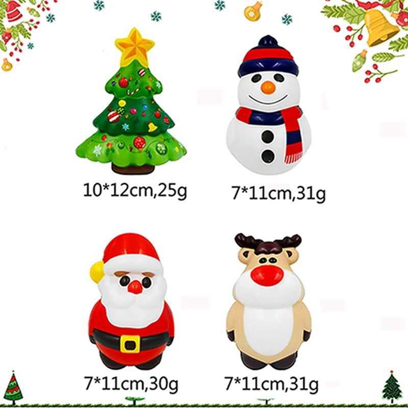 Christmas Stress Relieving Squishy Toy Party Favor