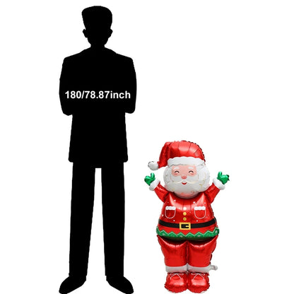 Large Christmas Standing Foil Balloons