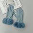 Womens Faux Fur Warm Winter Gloves