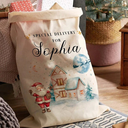 Nutcracker Ballerina Reindeer Gift Bag for Kids