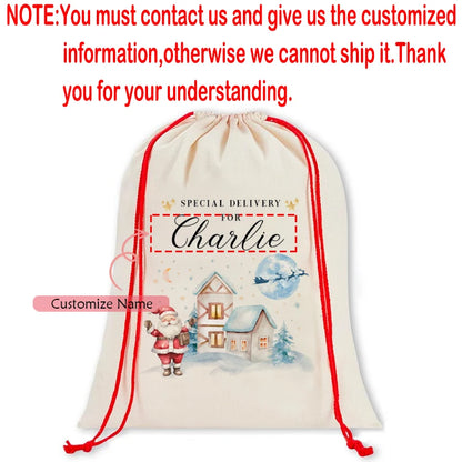 Nutcracker Ballerina Reindeer Gift Bag for Kids