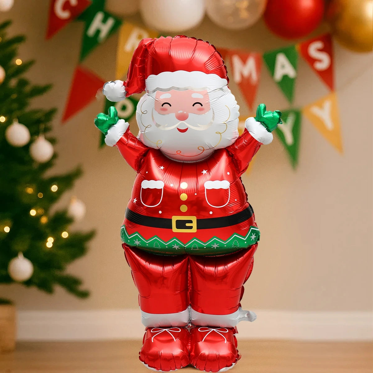Large Christmas Standing Foil Balloons
