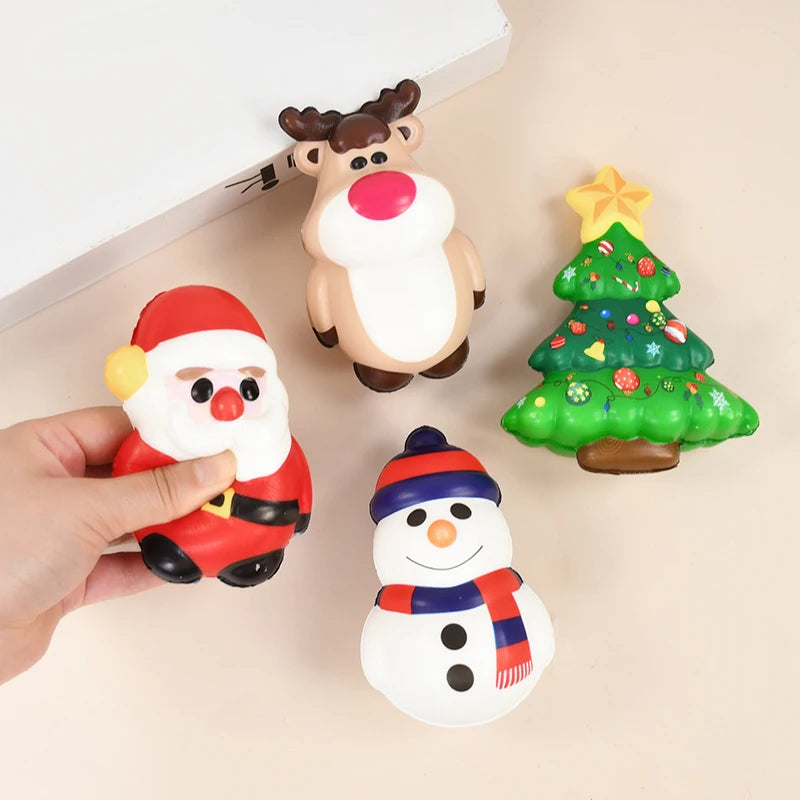 Christmas Stress Relieving Squishy Toy Party Favor