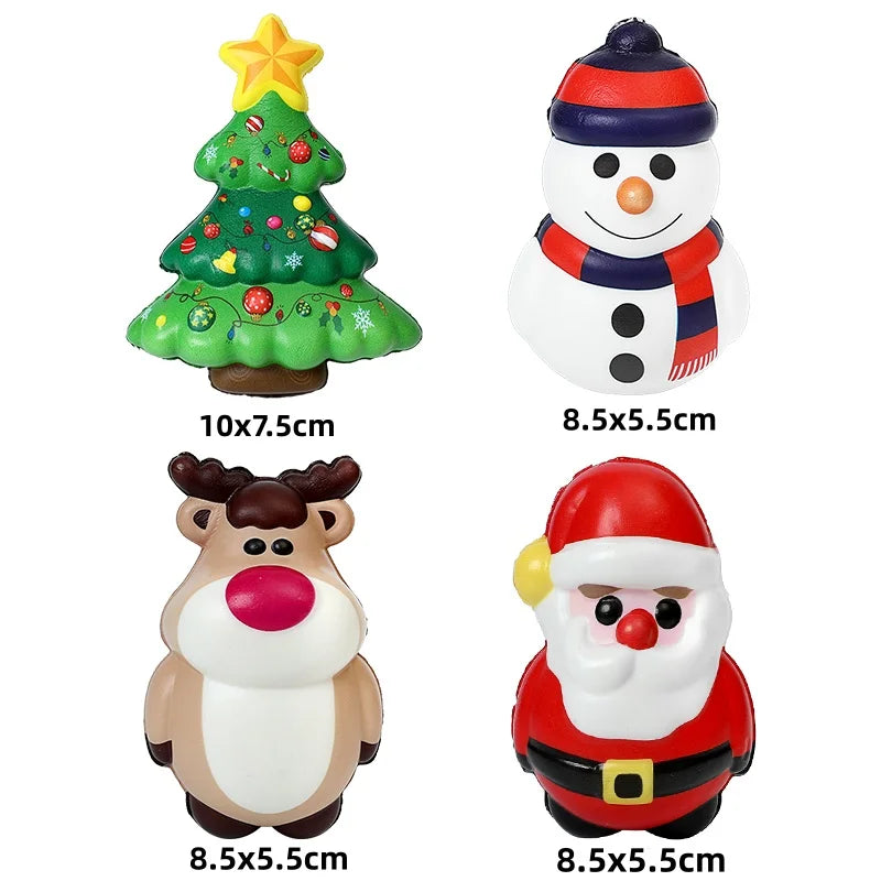 Christmas Stress Relieving Squishy Toy Party Favor