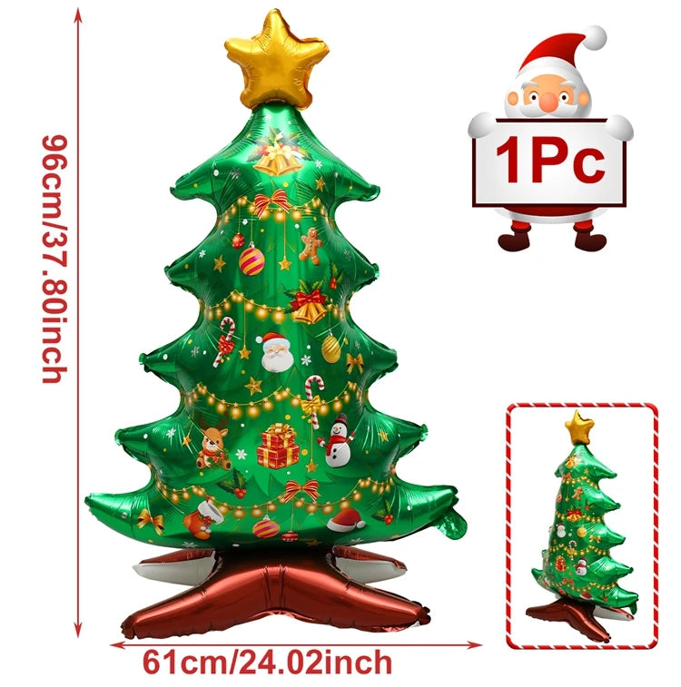 Large Christmas Standing Foil Balloons