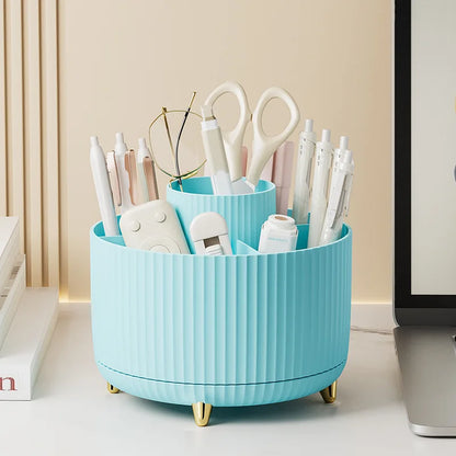 360 Rotating Makeup Desktop Cosmetic Storage Box Organizer
