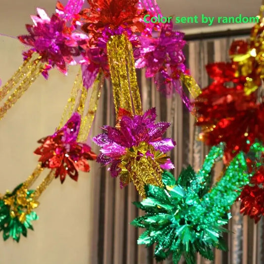 Christmas Foil Garland Ceiling Hanging Tinsel