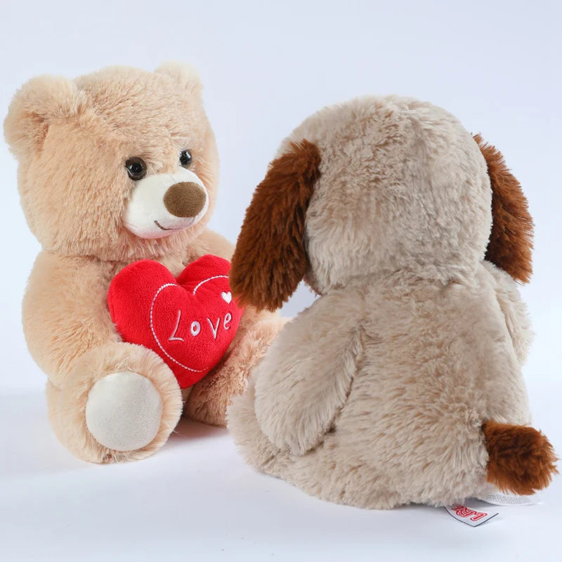 25CM Valentine's Bear Dog Plush Toy