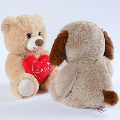 25CM Valentine's Bear Dog Plush Toy