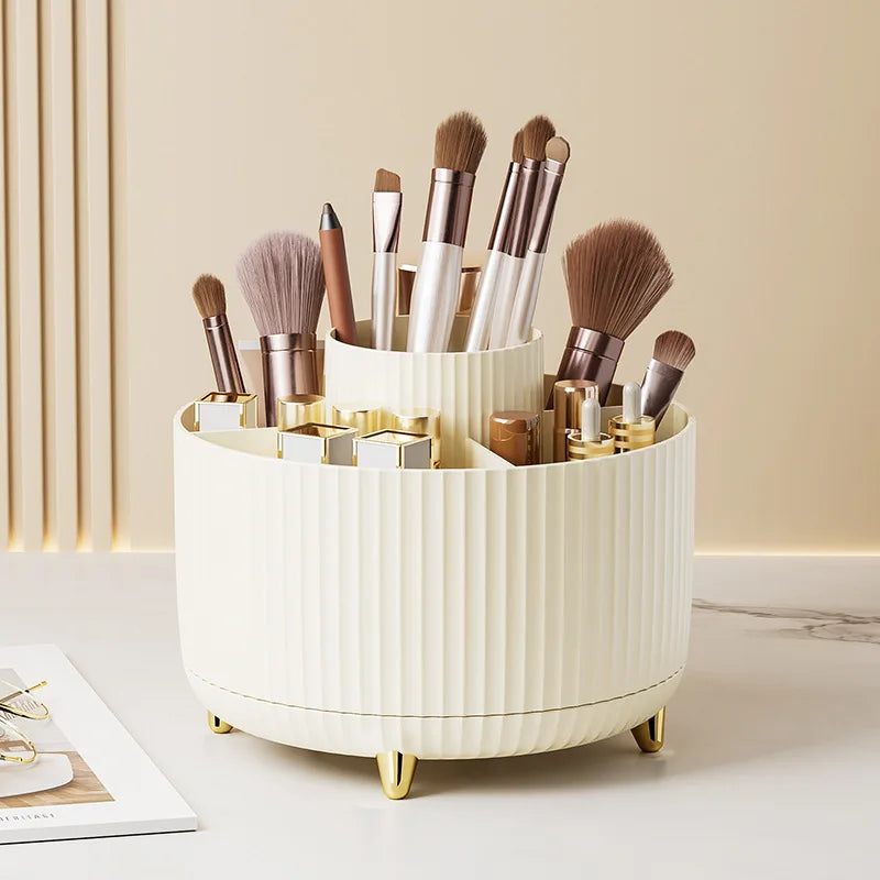 360 Rotating Makeup Desktop Cosmetic Storage Box Organizer