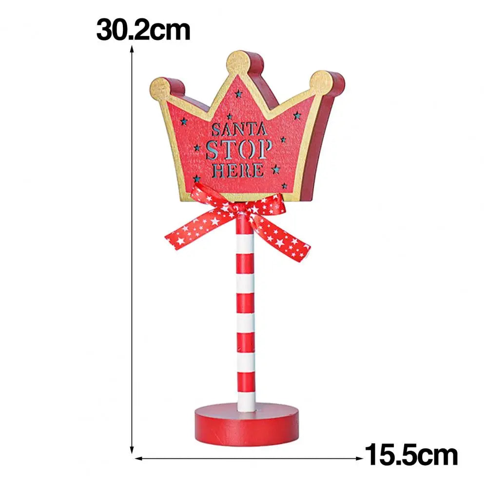 Santa stop here Crown LED Light for girls boys