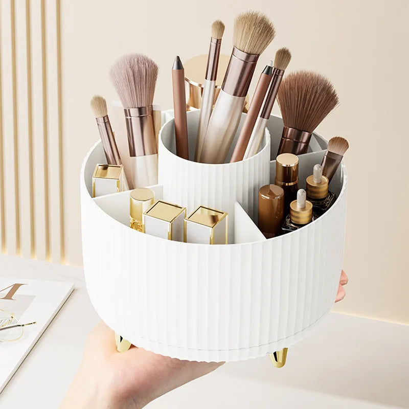360 Rotating Makeup Desktop Cosmetic Storage Box Organizer