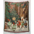 Vintage Style Christmas Throw Blankets