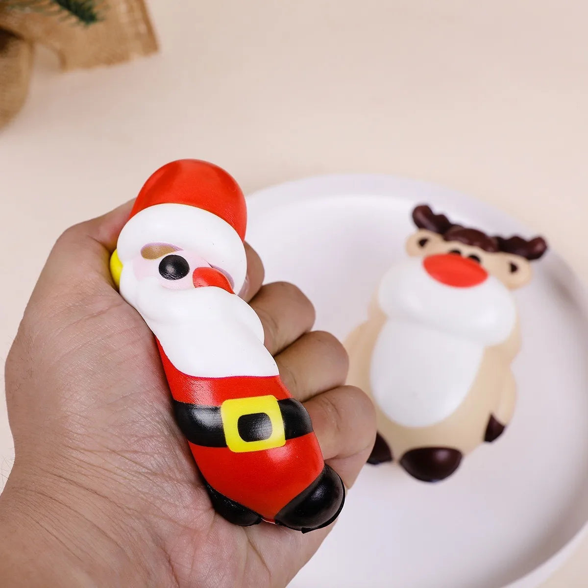 Christmas Stress Relieving Squishy Toy Party Favor