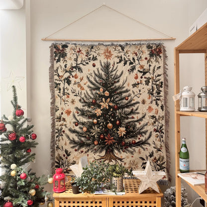 Vintage Style Christmas Throw Blankets