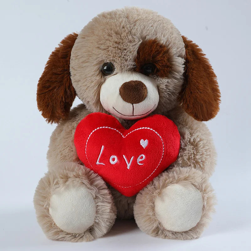 25CM Valentine's Bear Dog Plush Toy