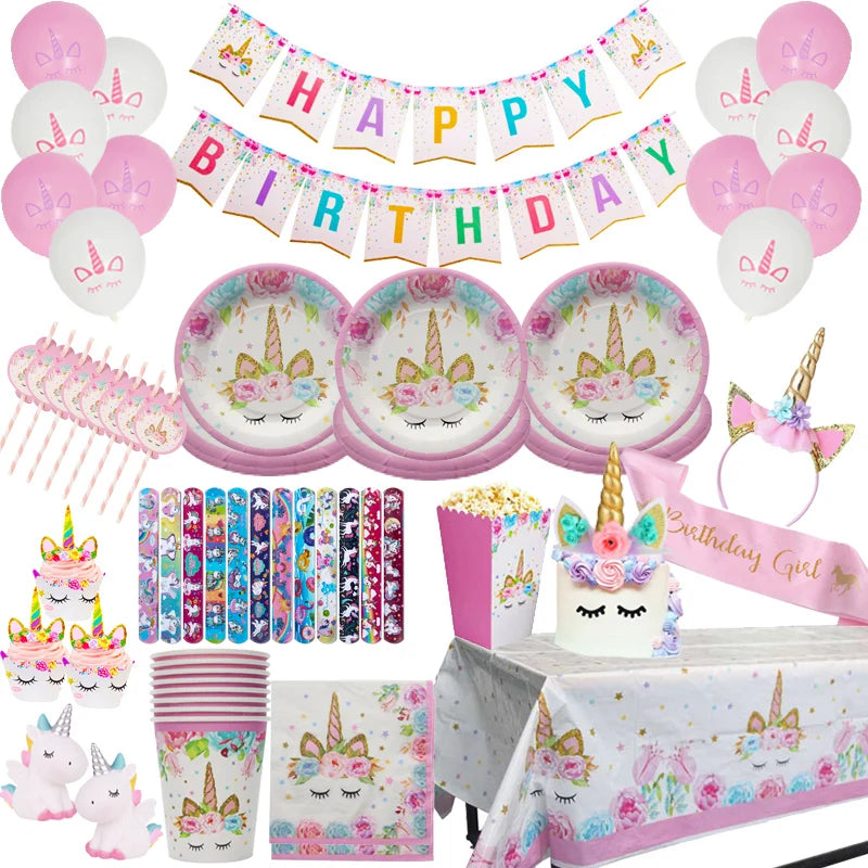 Unicorn birthday party decorations