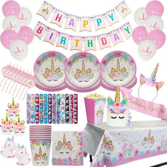 Unicorn birthday party decorations