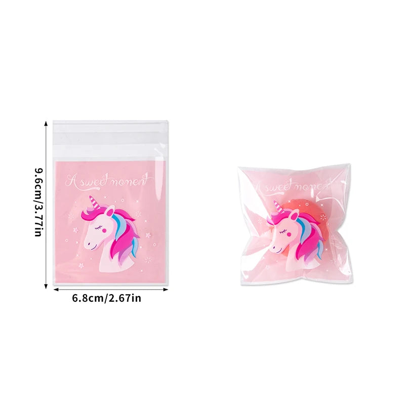 Unicorn birthday party sweet bags