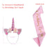 Unicorn birthday party unicorn headband and sash