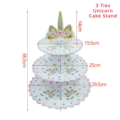 Unicorn party birthday cake stand