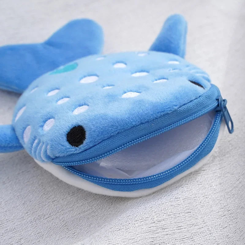 Whale Plush Purse for boys and Girls
