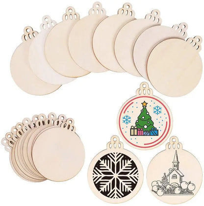 Wooden Christmas Bauble Craft